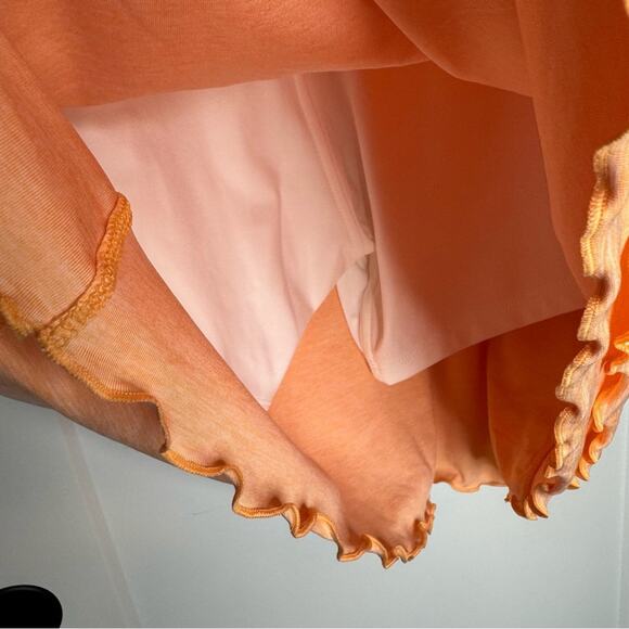 NWT Peter Millar Performance Stretch Convertible Swing Skort Skirt Orange Small - Picture 7 of 7